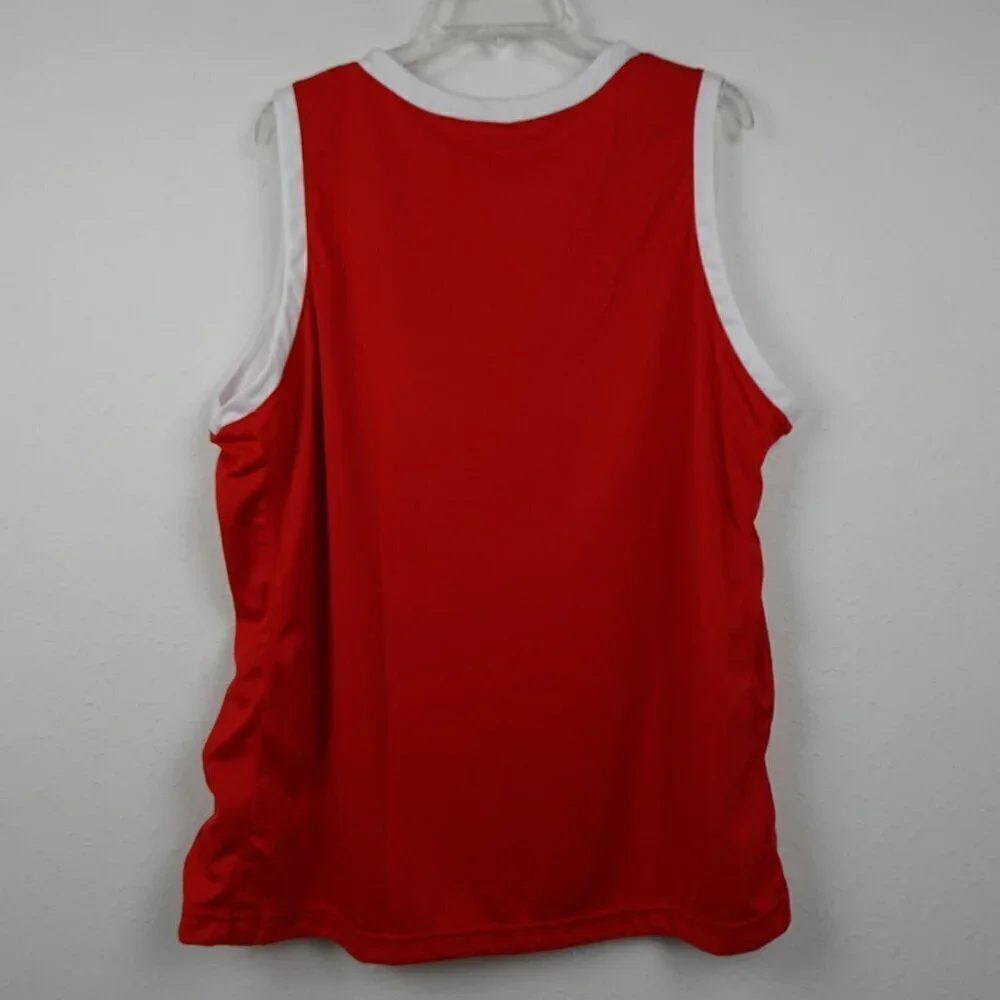 Nike Basketball Jersey Women's Size 3XL Red Sleeveless Sports Activewear